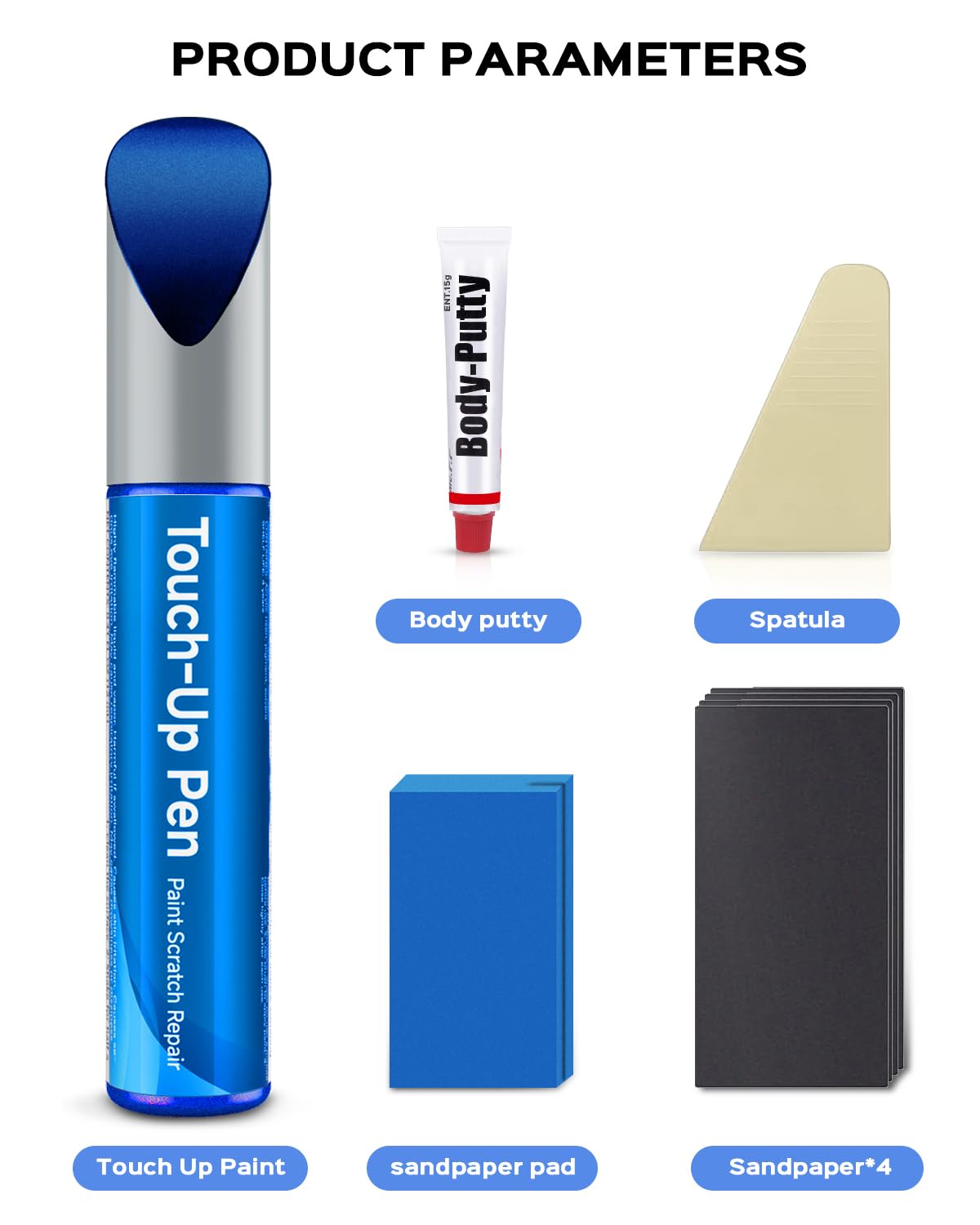 Amazon.com: K7X WR(World Rally) Blue Pearl Touch Up Paint Kit